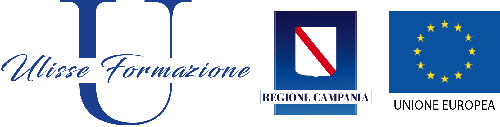 Logo con regione campania ed unione europea